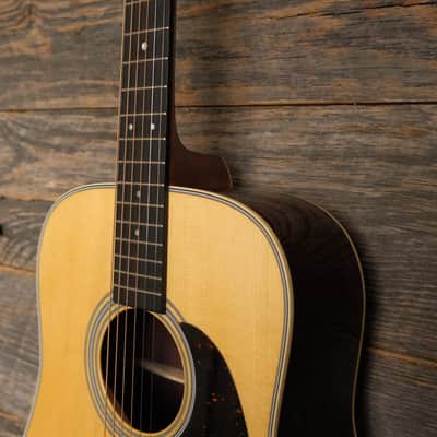 Used Martin 2024 Custom Shop D-28 Dreadnought Acoustic Guitar - Natural w/OHSC image 4