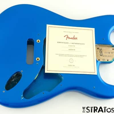 Fender American Ultra II Stratocaster Strat BODY, USA Guitar Alder Noble Blue! image 2