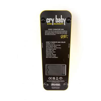 Dunlop KH95Y Kirk Hammett Signature Cry Baby Wah - Yellow image 5