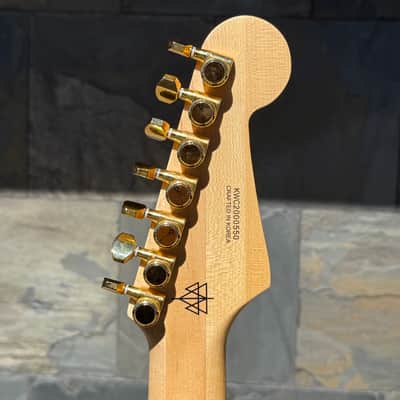 Used 2021 Angel Vivaldi Signature Pro-Mod DK24-7 Nova, Maple Fingerboard, Satin Sage Green image 8