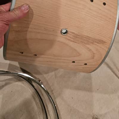 Gretsch ?? Usa ?? Mid 90's - Ready for wrap.. 13x10 power tom wrap image 2
