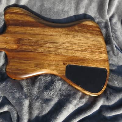 Babik Custom Thunderbird/Fenderbird style body, Art Deco, Black Limba, Handmade image 14
