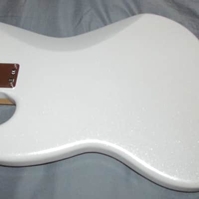 Fender Special Edition White Opal Jazz Bass Guitar & Gig Bag image 4