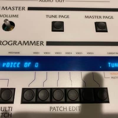 Oberheim Xpander_LTD _FULL replacement top panel overlay with BLUE screens_SEM inspired ( 1 of 12 ) image 5