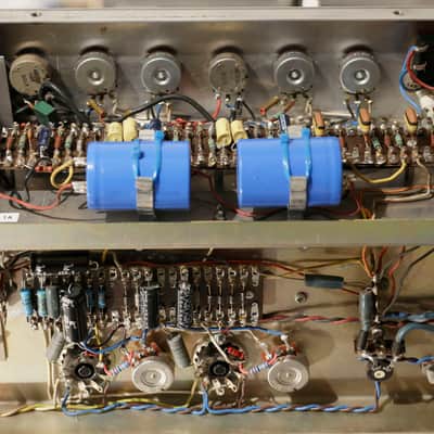 Vox AC50 head 1974 - Black basketweave image 13