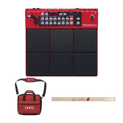 Nord Drum 3P Modeling 6-Channel Percussion Synthesizer Bundle with Soft Case image 6