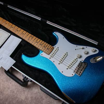 XOTIC USA XSC-1 Medium Relic California Classic "Blue Sparkle + Maple" (2019) image 1