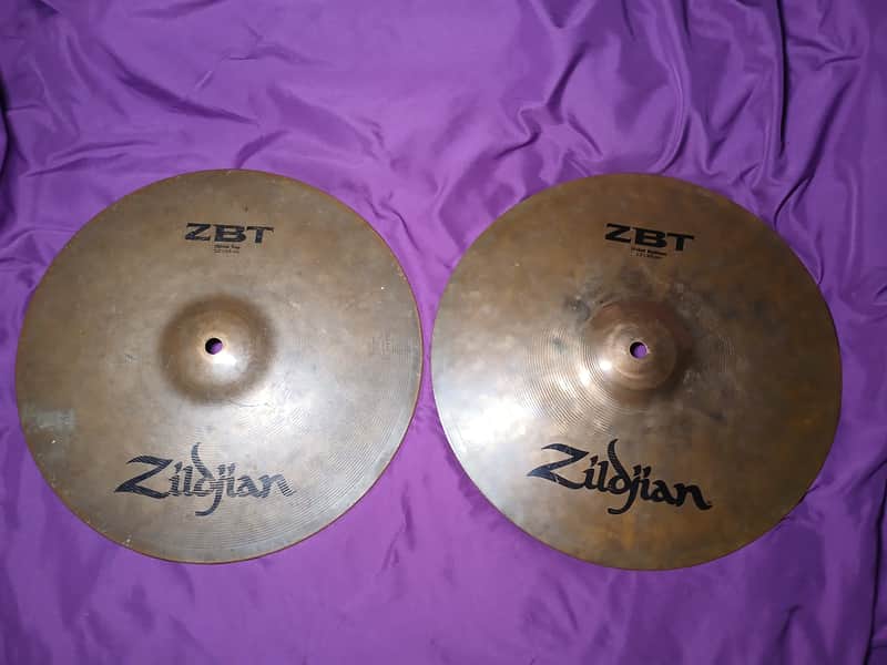 ZILDJIAN ZBT 13" Hi Hat Pair 1990s image 1