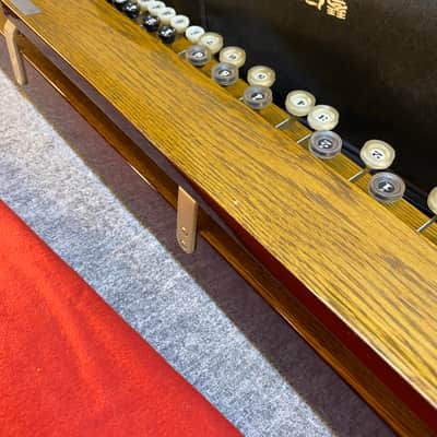 Taisho Goto - Nagoya harp.  Keyed lap steel like Japanese instrument with soft image 19