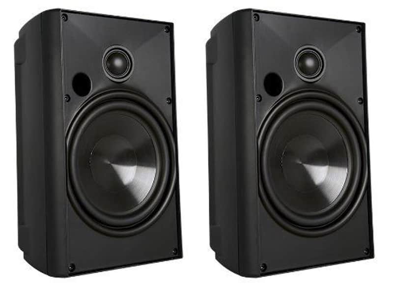 Proficient - AW525BLK - 5.25-Inch Indoor/Outdoor Speakers - Black -Pair image 1