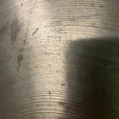 Vintage Zildjian Avedis Crash Cymbal 16” 1960s Cymbal #2667 image 5