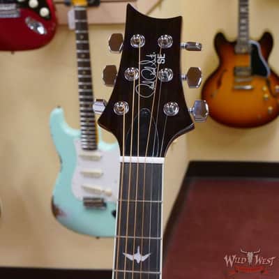 Paul Reed Smith PRS SE A40E Ebony Fretboard Ovangkol Side & Back Electric Acoustic Tobacco Burst image 5