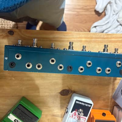 Pacific Custom Pedals Analog Patch Switcher 2010s - Blue image 5