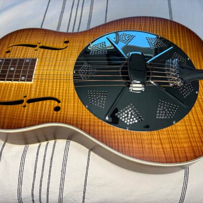 National Resophonic Estralita Deluxe Resonator Guitar image 4