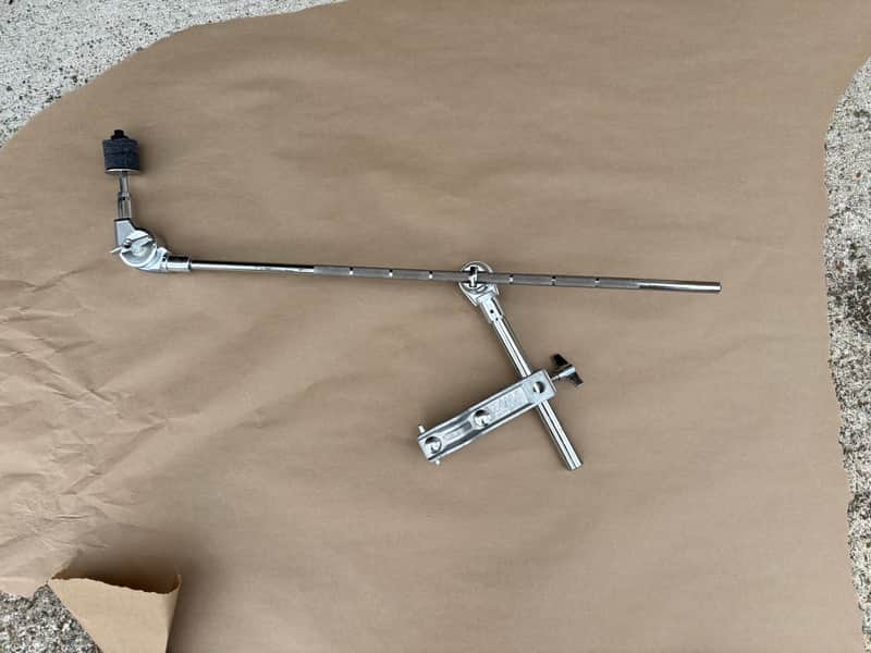 Tama 1980s Titan, long boom arm cymbal stand with multi clamp image 1