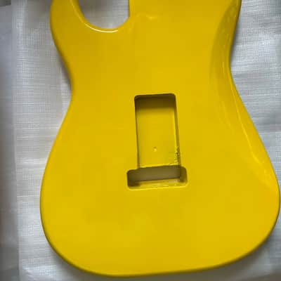 Yellow Alder Wood Guitar Stratocaster Strat Style Body image 7
