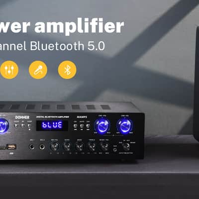 Donner Bluetooth 5.0 Stereo Audio Amplifier Receiver Home-MAMP5 image 9