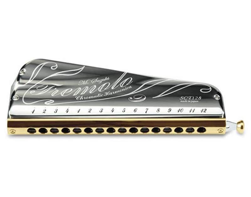 Suzuki SCT-128 16 Hole Tremolo Chronatic Harmonica image 1