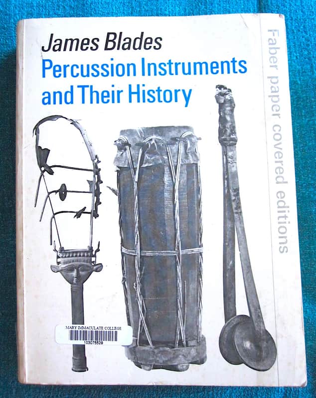 James Blades: Percussion Instruments and Their History Book - Vintage image 1