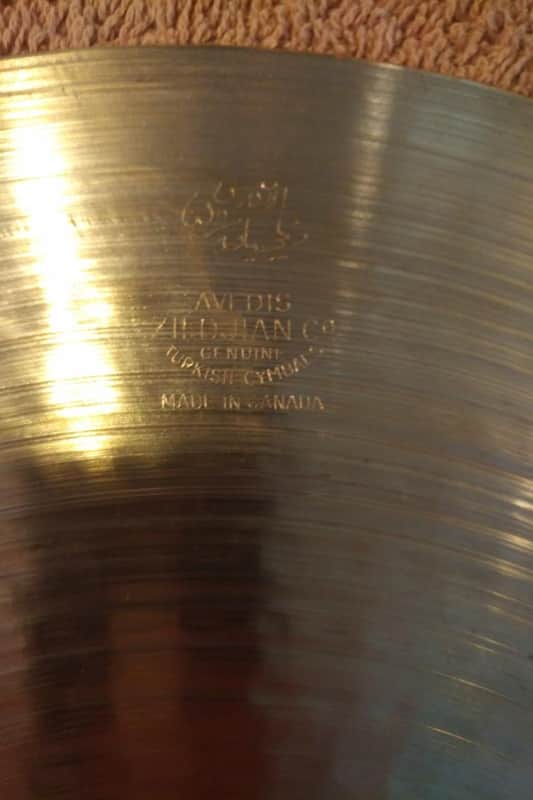 A Zildjian Vintage 14" Hi Hats Bronze 1970's image 1