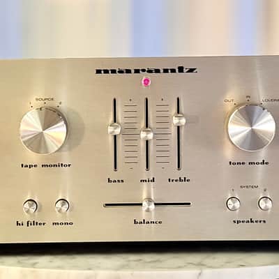 🎶✨ Marantz Model 1090 Stereo Integrated Amplifier — Serviced, Cleaned, Ultrasonically Cleaned Knobs, Tested image 2