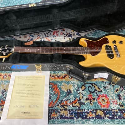 Hamer Brad Whitford’s Aerosmith, Korina Jr. Authenticated (#79) 1997 Korina image 5
