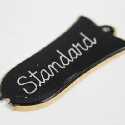 1974 Vintage 1970s Gibson Les Paul Standard Guitar Truss Rod Cover Left-Handed image 3