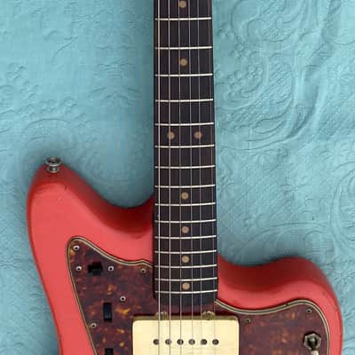 Fender Jazzmaster 1963 - Fiesta Red Matched Head Custom Color image 7