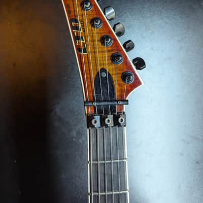 2013 ESP LTD Elite M-II - Amber Cherry Sunburst image 3