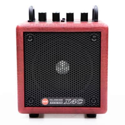 Phil Jones X4-C Nanobass Combo Amp Red Single channel 35 Watt Multi Instrument Combo Amp image 3