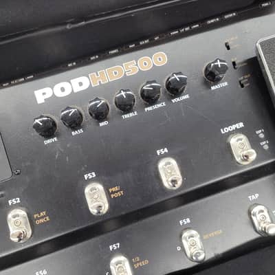 Line 6 POD HD500 Multi-Effect and Amp Modeler with Gigbag- Black image 4