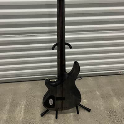 Schecter SLS Evil Twin-5 Bass Guitar plus Schecter SGR6 Bass Hardshell Case 2026 - Satin Black image 4