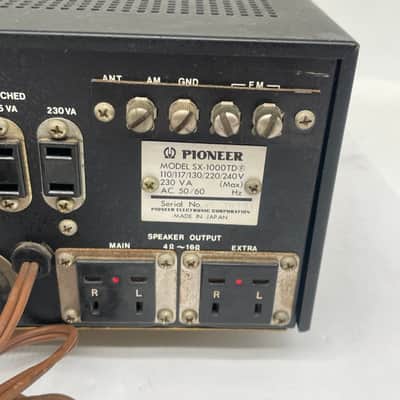 Pioneer Solid State Receiver SX-1000TD Silver Face Vintage Japan *TESTED WORKING image 5