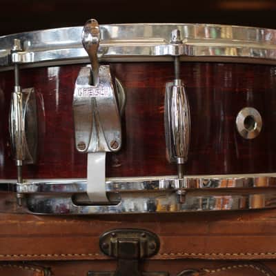 1970's Gretsch '4157' Snare Drum 5.5”x14" in Walnut image 3