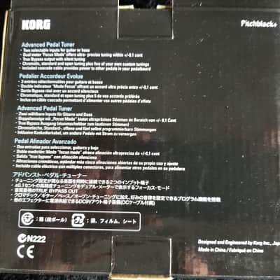 Korg PB02 Pitchblack+ Plus Chrome Chromatic Pedal Tuner Limited Edition NEW image 4