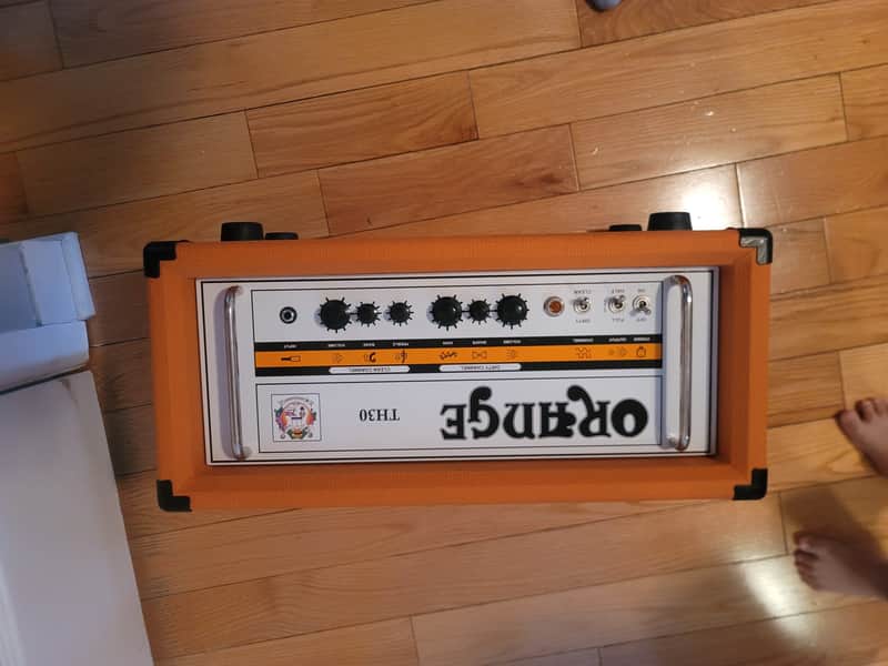 Orange TH30H 30W Twin Channel Tube Head w/ Footswitch – Mint image 1
