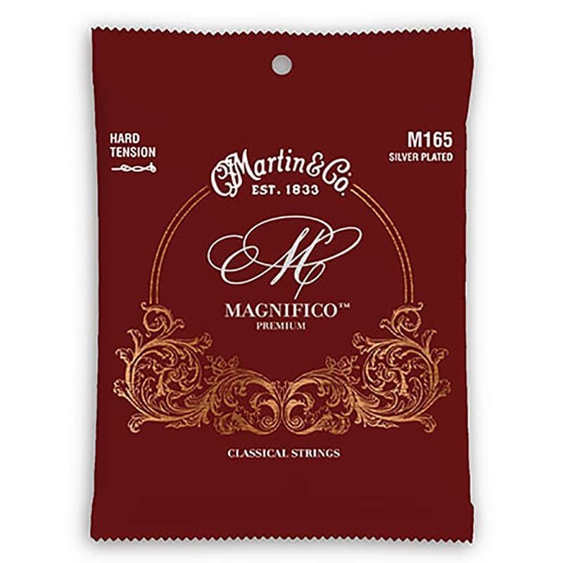 Martin M165 Magnifico Premium Plain End Classical Guitar Strings - Hard Tension image 1