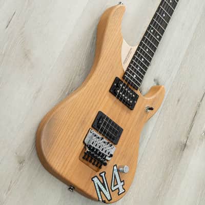 Washburn USA Nuno Bettencourt N4-NUNO VINTAGE Guitar, Ebony Fretboard, Natural image 2