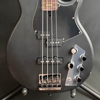 Yamaha BB734A Broad Bass 4-String Bass Guitar Translucent Matte Black w/ Gig Bag (281) image 1