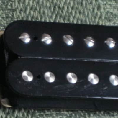 ONE used (less than light average wear) Epiphone BHC 57(CH)G Black Humbucker, 8.7k, Alnico V (+ screws & springs) for DOT: can go in Neck or Bridge position / for LP: Neck position / for SG Neck position (from 2010s) image 13