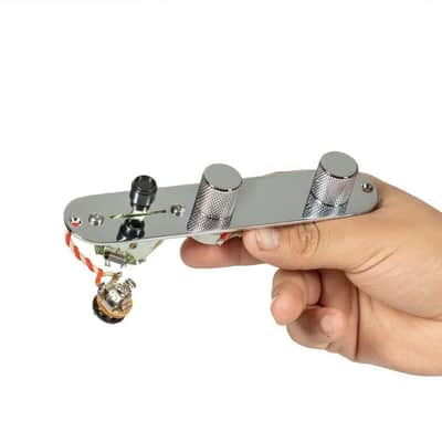 920D Custom 3-Way Control Plate Upgrade (Reversed, Knobs Forward) for Telecaster Guitar image 1