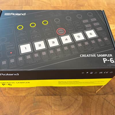 Roland P-6 AIRA Creative Sampler 2024 - Present - Black - EXCELLENT image 1