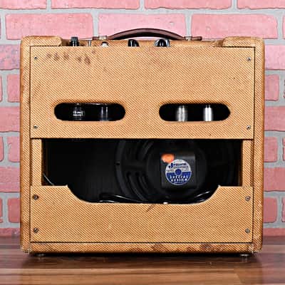 Fender Vintage 1958 Harvard Tweed 5F10 Circuit 1 x 10" 10 Watt Narrow Panel Amp RARE! image 7