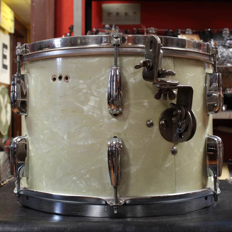 1940s Slingerland 1940s Slingerland 9×13 Radio King Tom in Whi…