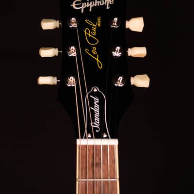 Epiphone Les Paul Standard 50s Figured Top, Washed Cherry Sunburst (Premium Gig Bag Included) image 9
