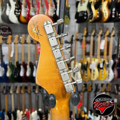 Fender   Custom Shop Stratocaster Ltd 62 Super Heavy Relic Aged Olympic White 2020 image 5