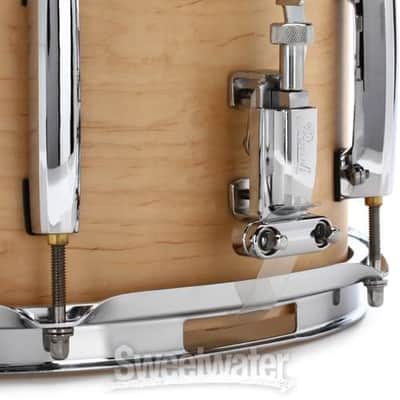Pearl Modern Utility 12" x 7" 6-Ply Maple Snare Drum (#224 Matte Natural) image 7
