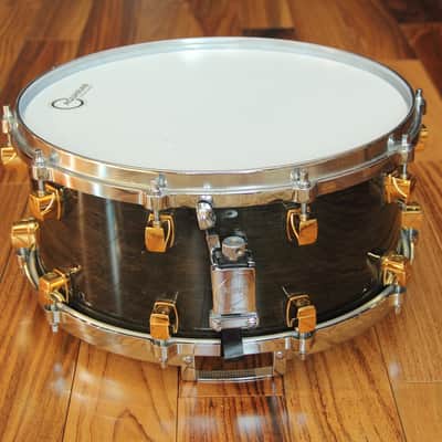 Yamaha Maple Custom - black maple 14x6.5 snare image 4