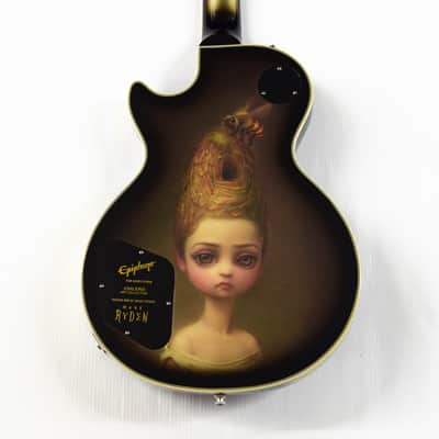 Epiphone Adam Jones Signature Art Series Les Paul Custom - Mark Ryden’s “Queen Bee" / Silverburst image 9