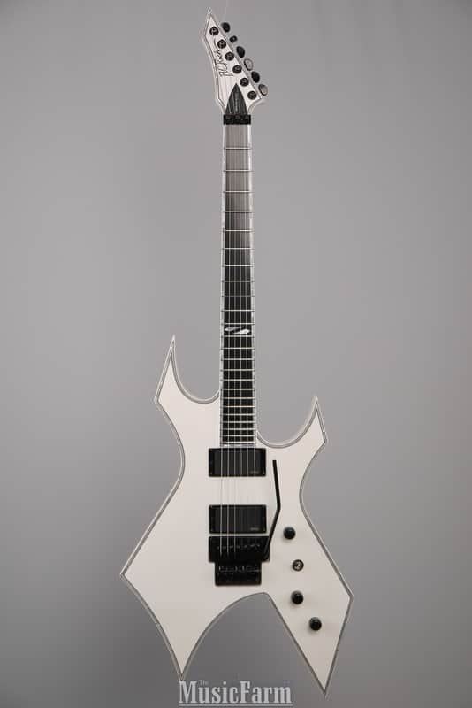 BC Rich NJ Warlock Deluxe Electric Guitar Pearl White EMG 81 / 85
